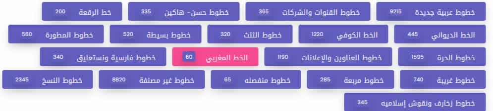 افضل مواقع تحميل الخطوط العربية