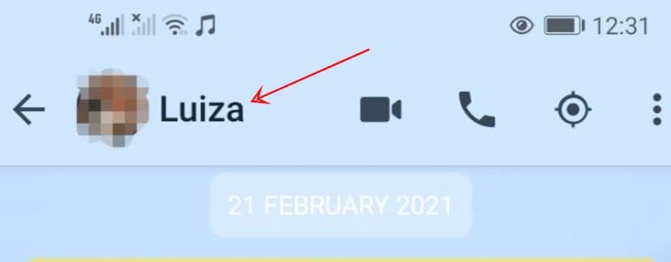 كيفية تخصيص نغمة لرقم معين في الواتس اب 10