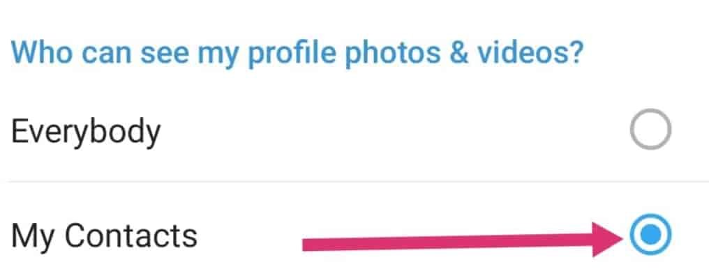 إخفاء الصورة الشخصية في تيليجرام