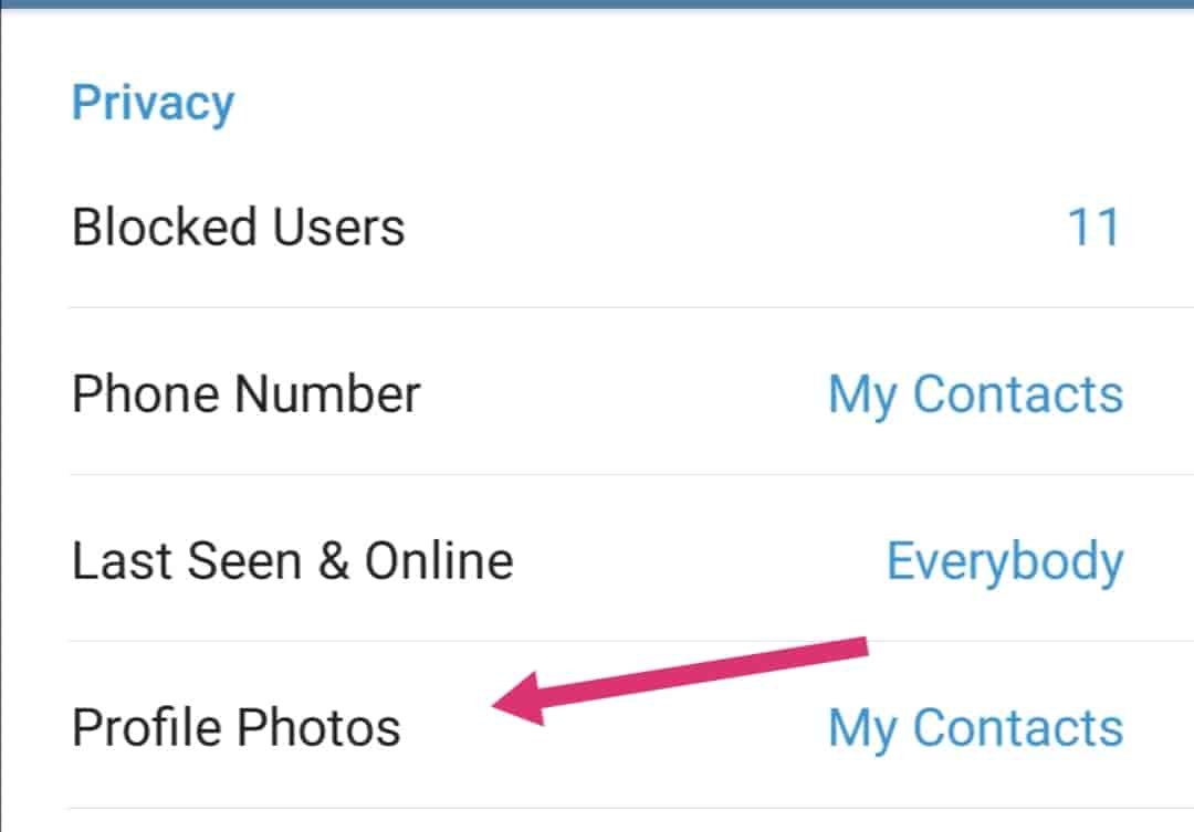 كيفية إخفاء الصورة الشخصية في تيليجرام بخطوات بسيطة 10