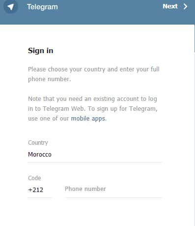كيفية تسجيل الدخول الى تيليجرام ويب عن طريق المتصفح 6