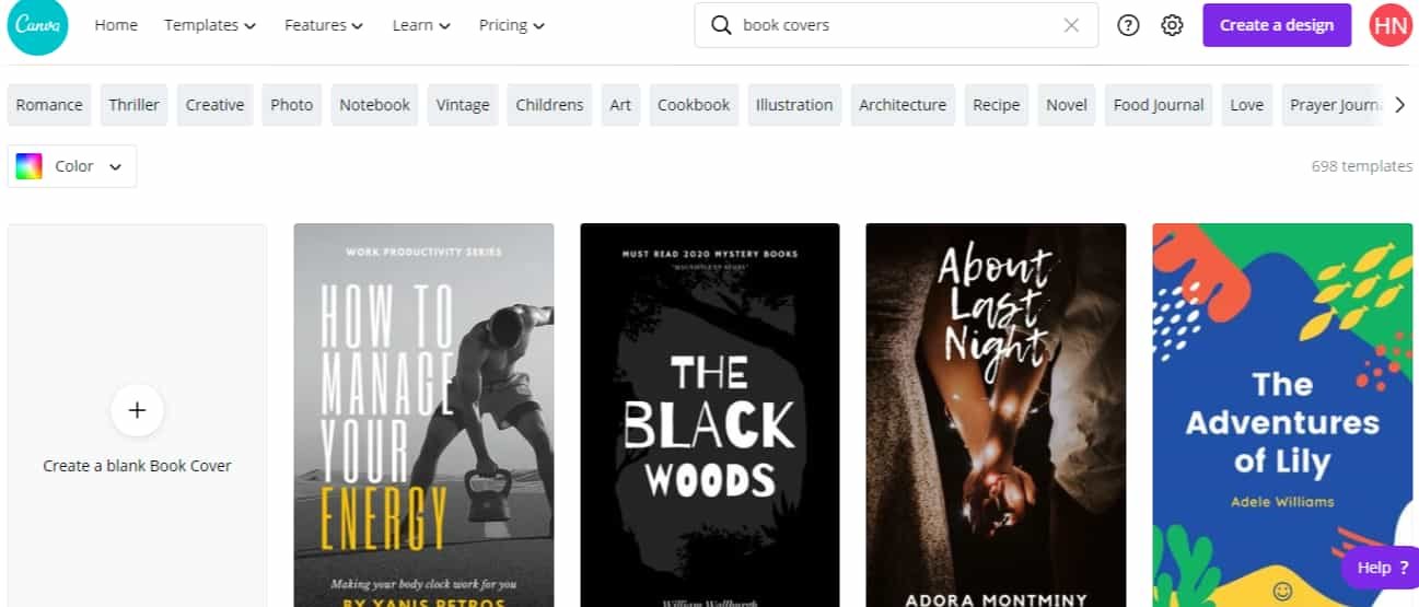 كيفية تصميم غلاف كتاب إحترافي و جذاب بدون إمتلاك خبرة في التصميم 7