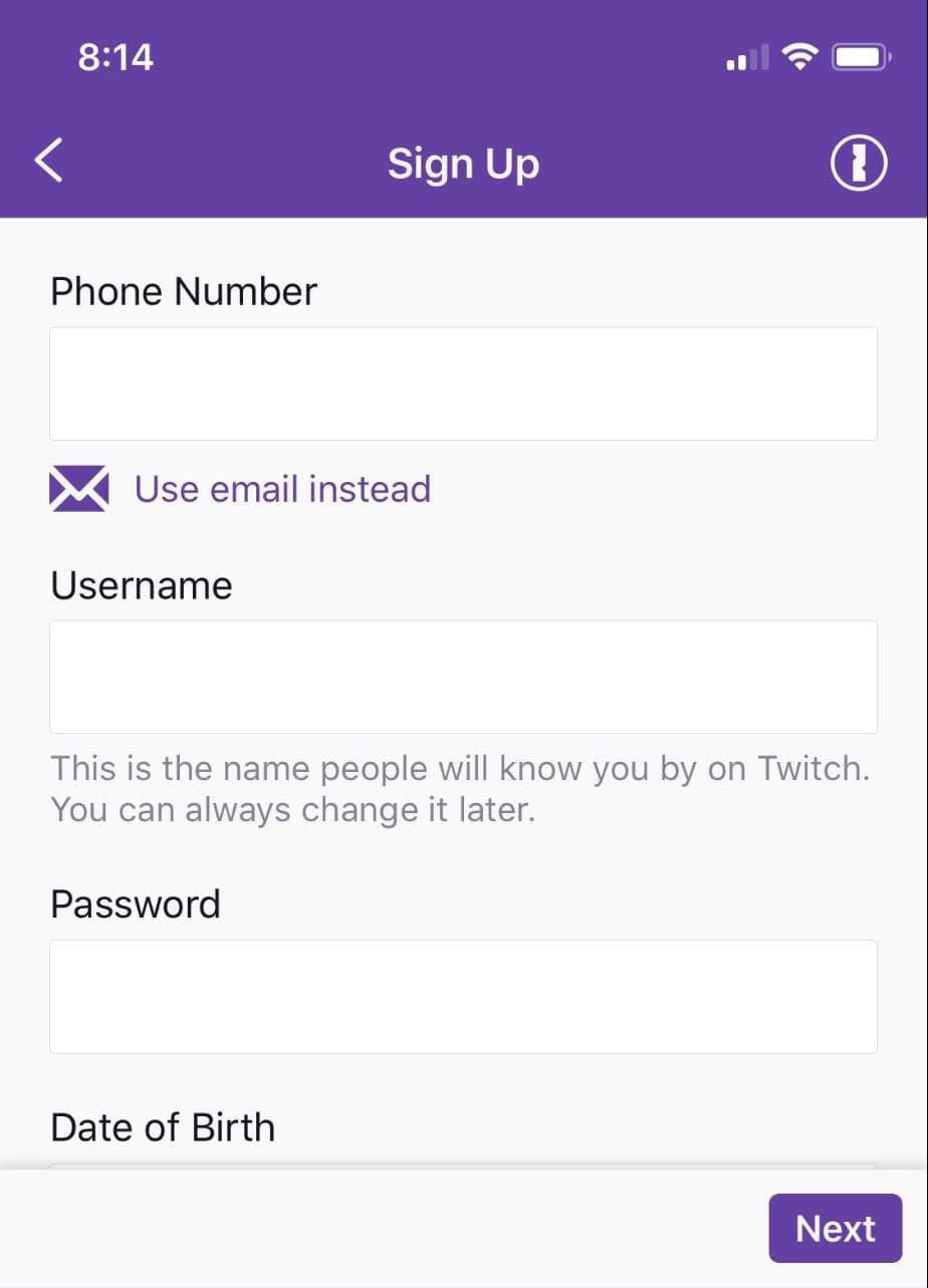 شرح انشاء حساب في تويتش - فتح حساب في twitch 17