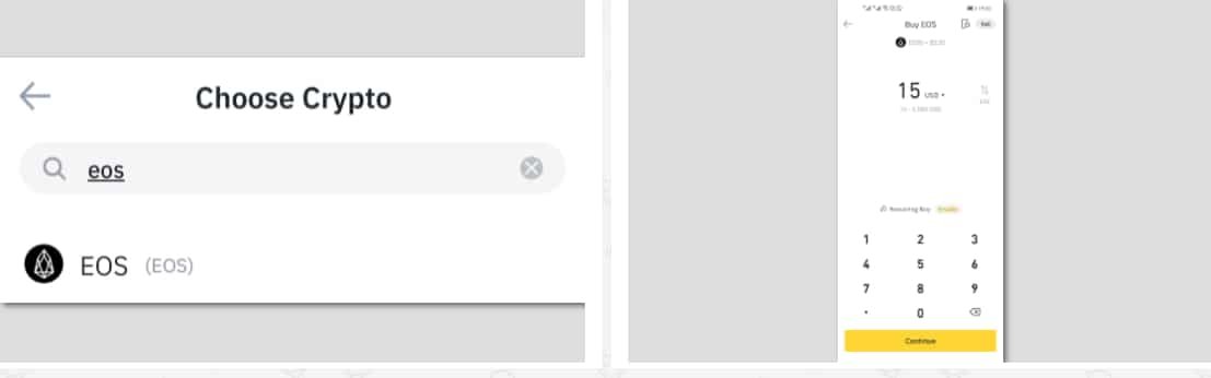 كيفية شراء عملة إيوس Eos بالفيزا خطوة بخطوة 12