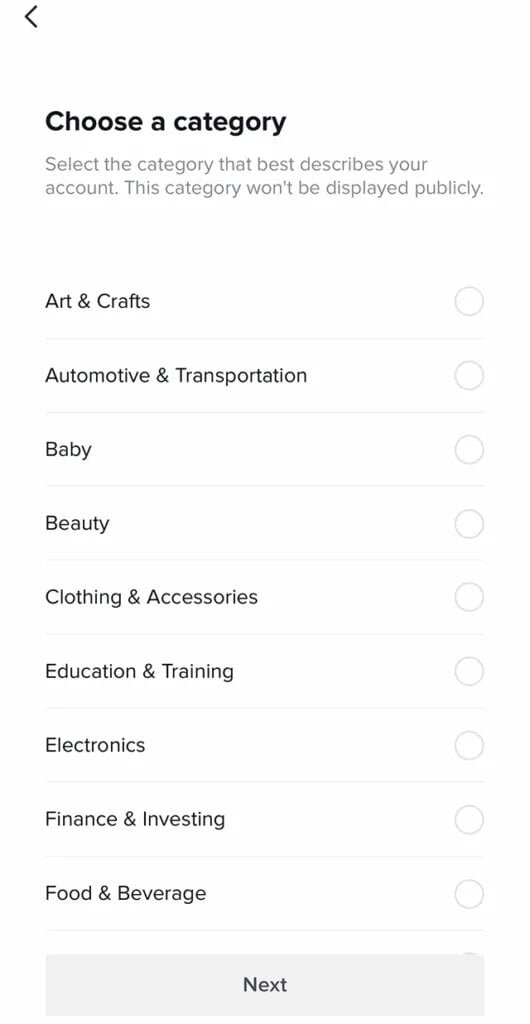 كيفية تحويل من حساب شخصي إلى تجاري في التيك توك 18