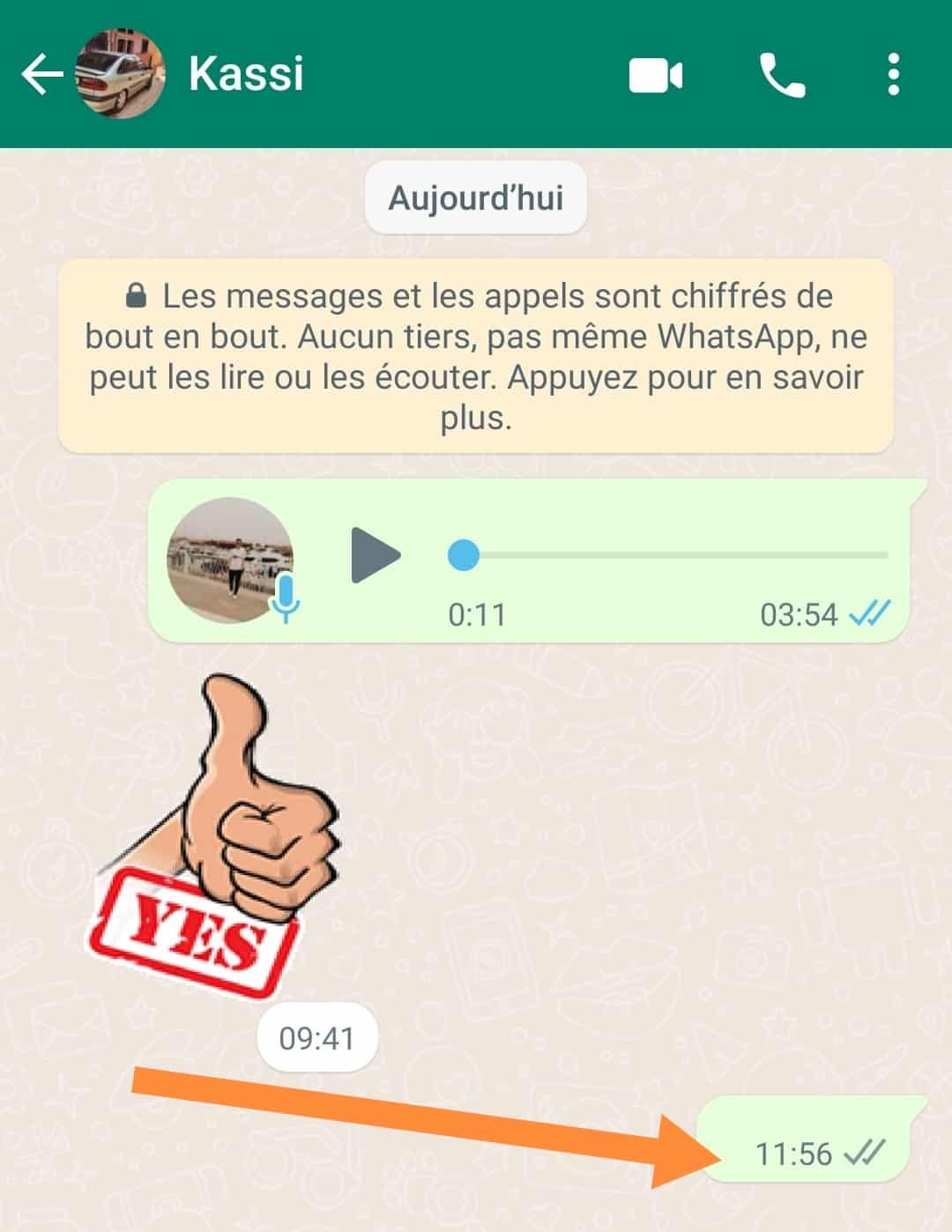 كيفية إرسال رسالة فارغة في الواتساب ( تحديث الجديد ) 12