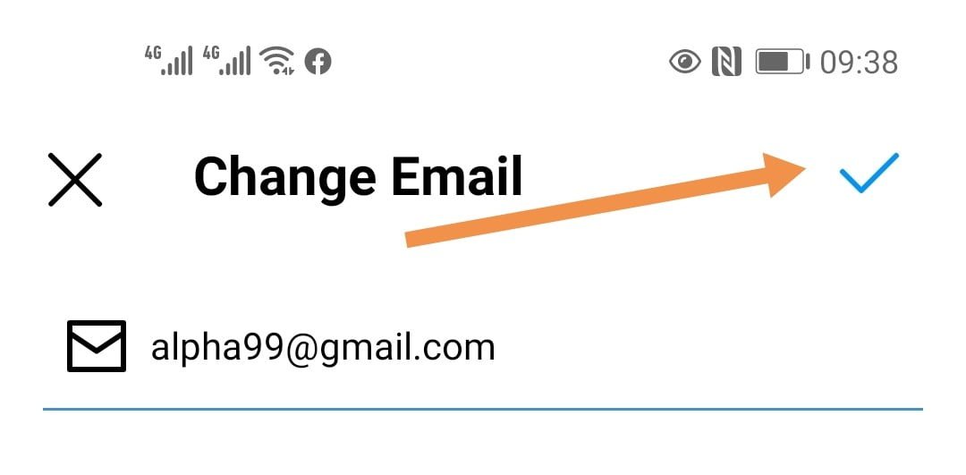 كيفية تغيير البريد الالكتروني في انستقرام و توثيقة لزيادة الامان 14