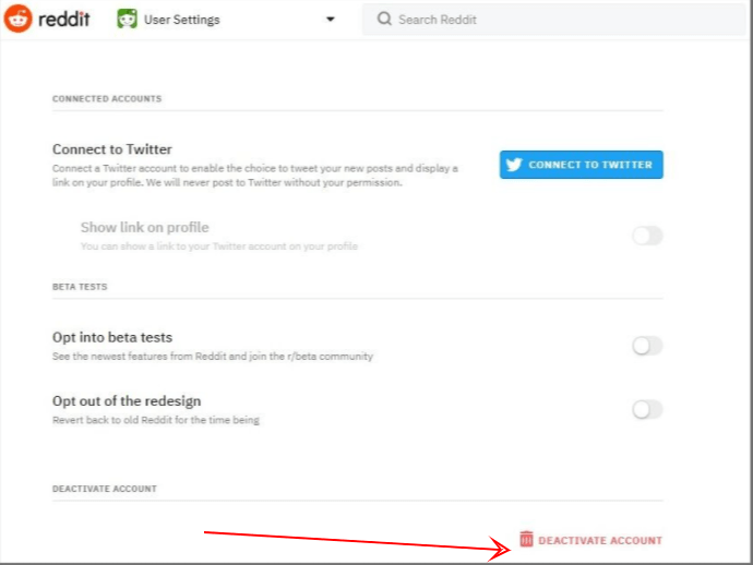 كيفية حذف حساب رديت نهائيا - حذف حساب Reddit 12