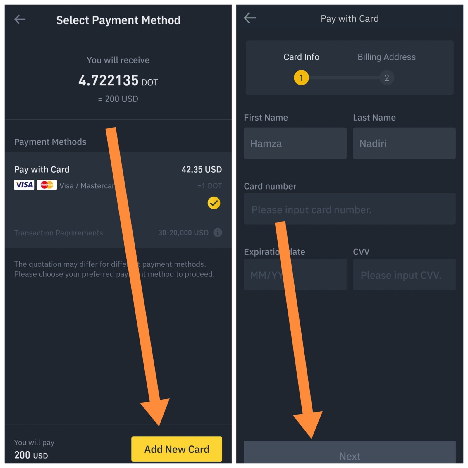 كيفية شراء عملة DOT بالفيزا خطوة بخطوة – شراء Polkadot 14