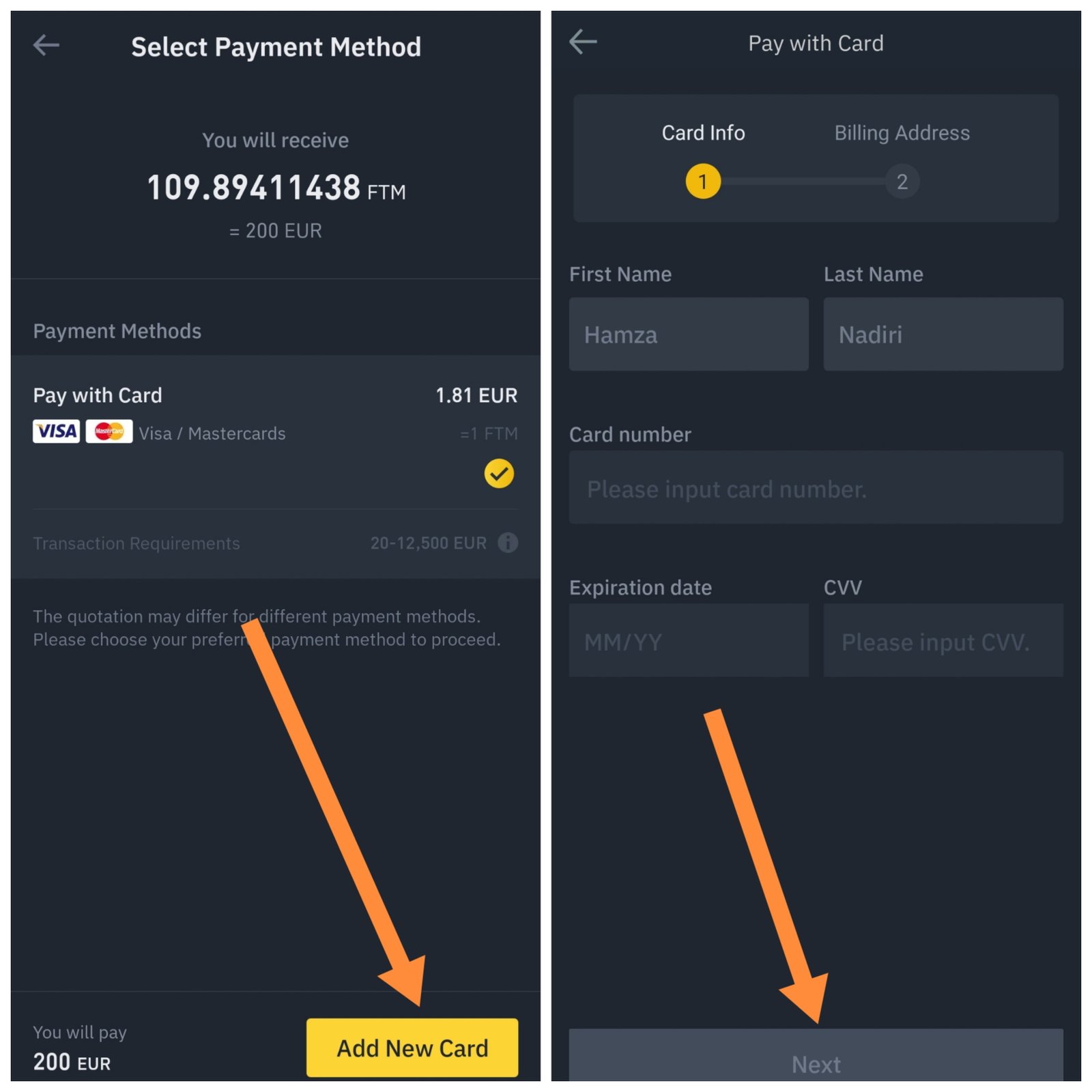 كيفية شراء عملة FTM بالفيزا خطوة بخطوة – شراء Fantom 14