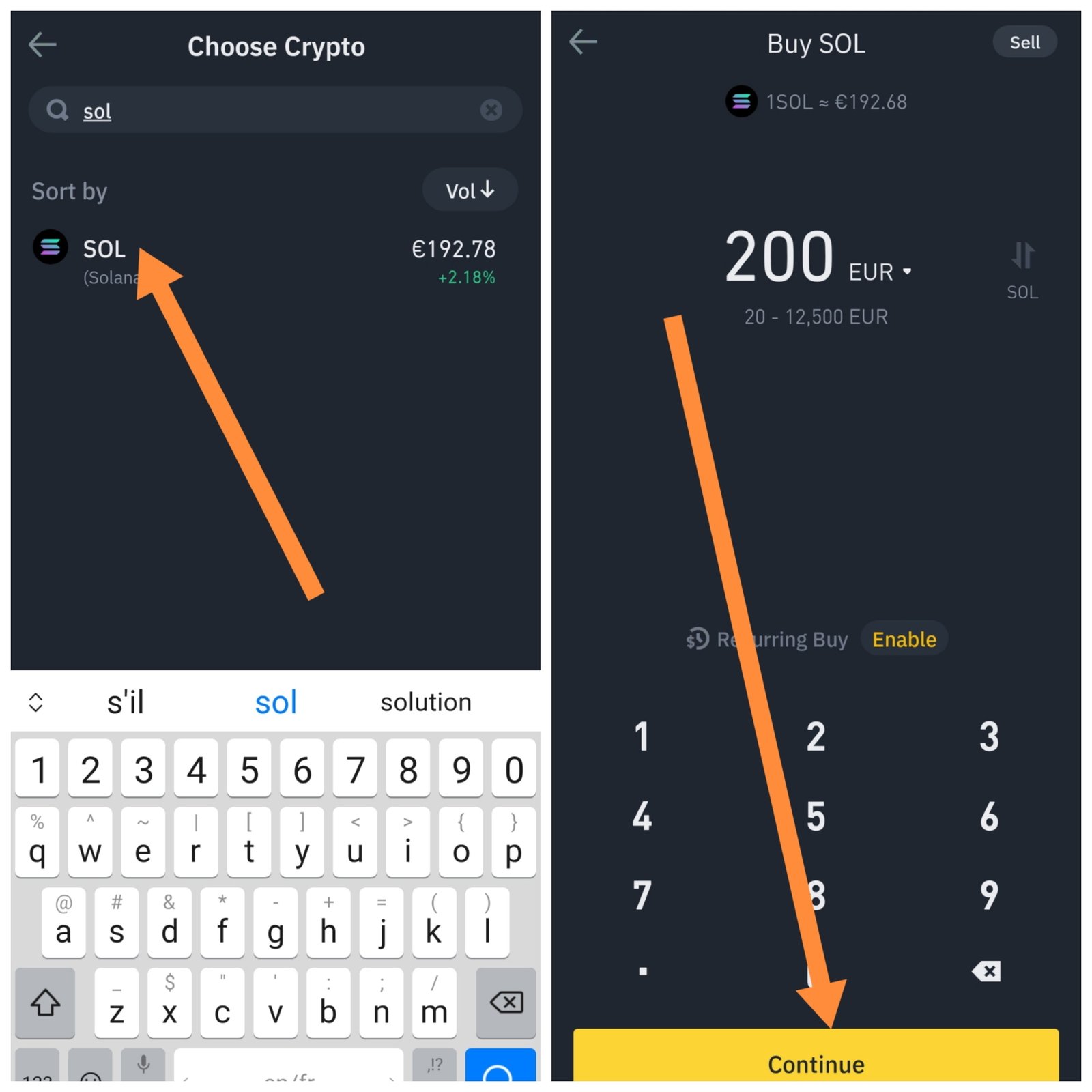 كيفية شراء عملة SOL بالفيزا خطوة بخطوة – شراء Solana 13
