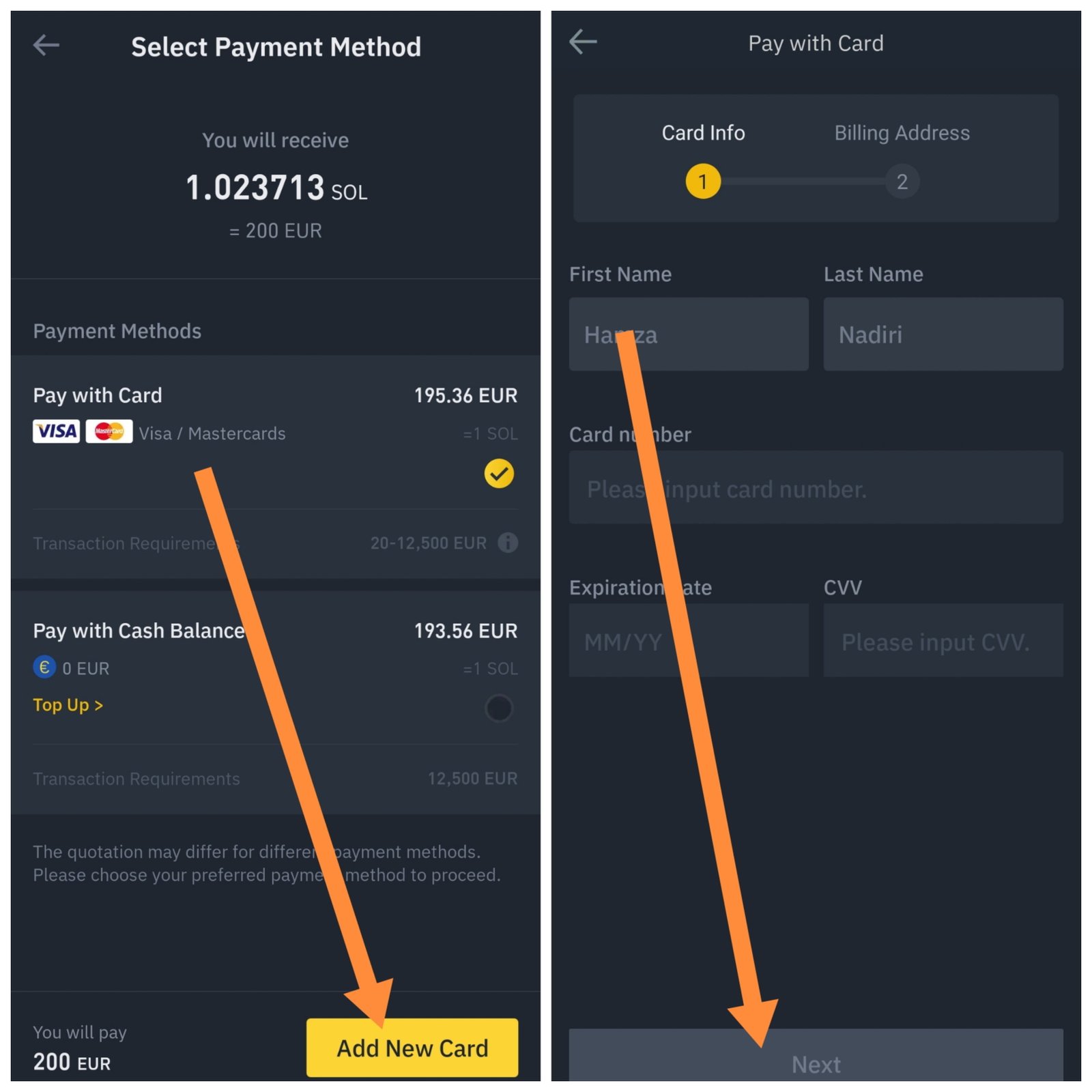 كيفية شراء عملة SOL بالفيزا خطوة بخطوة – شراء Solana 14