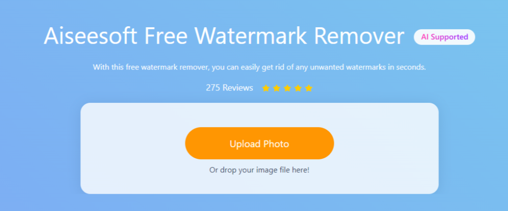 How to Remove Watermark from a Photo online