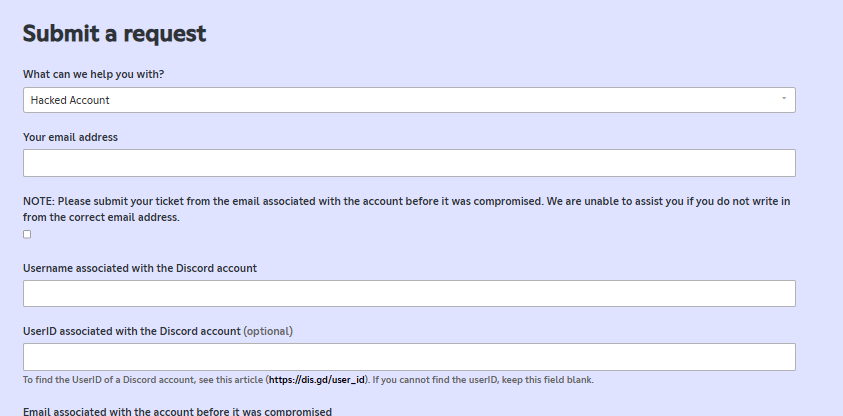 كيفية استعادة حساب ديسكورد المسروق أو المحظور بسهولة وسرعة 9