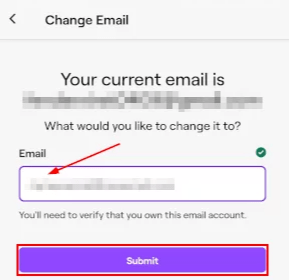 كيفية تغيير عنوان البريد الإلكتروني على تويتش 12