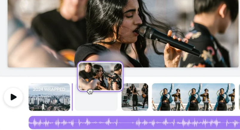 دمج الصور مع الأغاني أون لاين