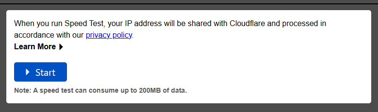 قياس سرعة النت