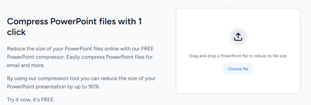 أفضل 5 مواقع لضغط ملف بوربوينت بالذكاء الاصطناعي مجانا 7