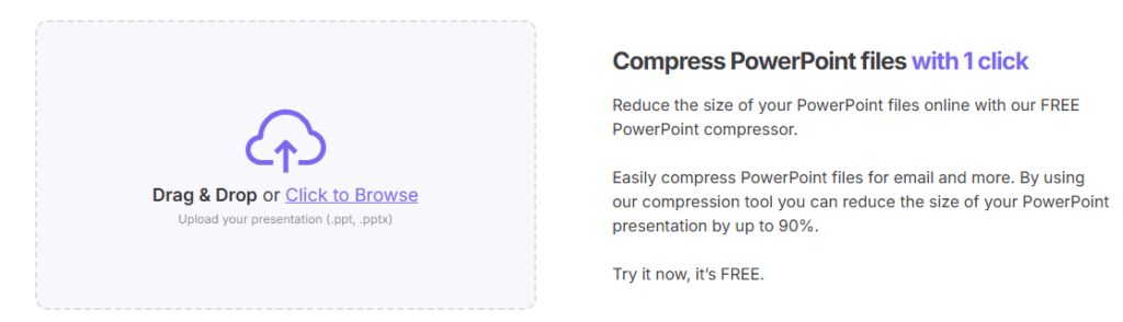 أفضل 5 مواقع لضغط ملف بوربوينت بالذكاء الاصطناعي مجانا 8